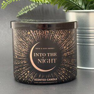BBW Into The Night Bath & Body Works 3 Wick Candle